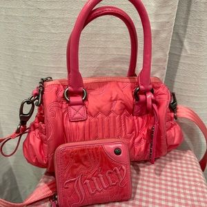 Juicy couture bag and wallet